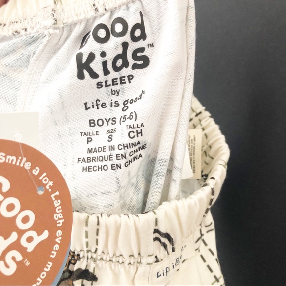 LIFE IS GOOD 🎉🎉 HP 🎉🎉 FOOTBALL 🏈 Pajama PJ PANTS Sleep Size 5/6 NWT - Picture 4 of 4